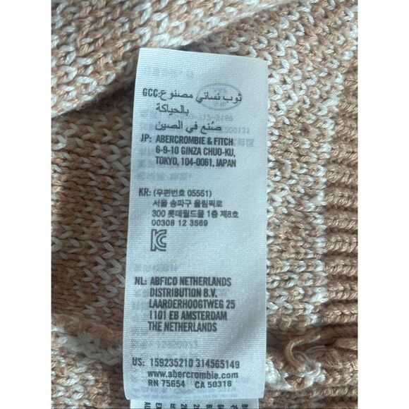 Abercrombie & Fitch Sweater Vest Preppy Dress M Houndtooth - Picture 8 of 9